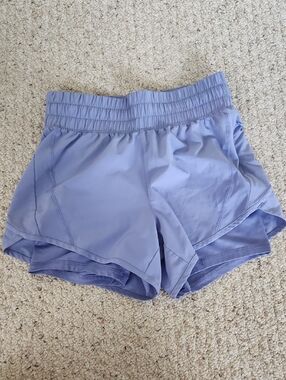 Avia Lavender Layered Athletic Shorts